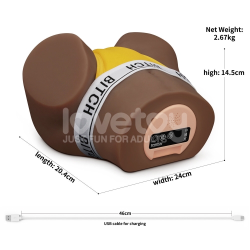 Реалистичный мастурбатор с вибрацией и эффектом вакума Streetgirl's