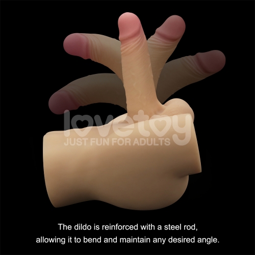 Реалистичный мастурбатор с анусом и фаллоимитатором Streetgirl's №14