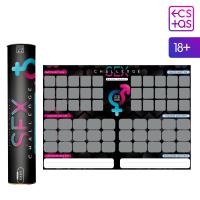 Плакат для пар со скретч-слоем «Секс-челлендж»