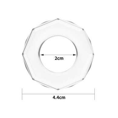 Прозрачное эрекционное кольцо Cock Ring