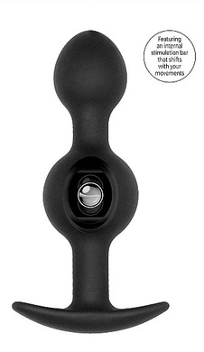 Анальная пробка со смещённым центром тяжести Self Penetrating Butt Plug №90