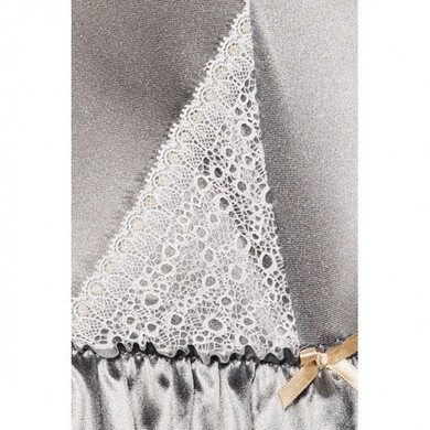 Серебристый корсет Halla XXL/XXXL