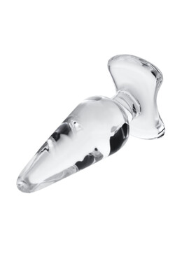 Анальная втулка стеклянная Sexus Glass прозрачная