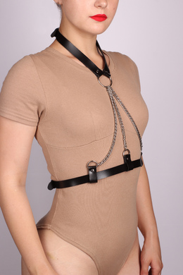 Портупея из натуральной кожи Erotoys Fetish line, Ero-52