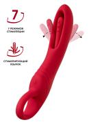 Перезаряжаемый стимулятор G-точки с двигающимся язычком Flovetta BEGONIA