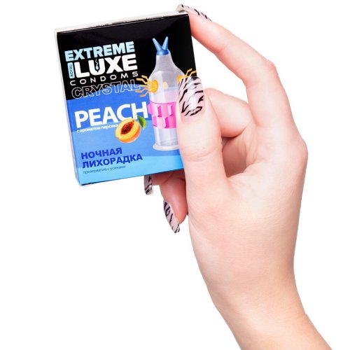 Презерватив Luxe Extreme Ночная Лихорадка с ароматом персика 1 шт