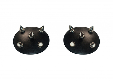 Черные пэстисы с шипами Burlesque Royce