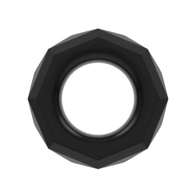 Черное эрекционное кольцо Cock Ring