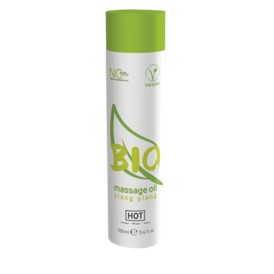 Массажное масло HOT BIO Massage с ароматом иланг иланга (100 мл)
