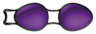 Вагинальные шарики со смещенным центром тяжести JoyDivision Joyballs secret фиолетовые