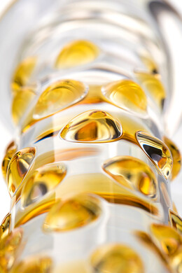 Двусторонний стеклянный фаллоимитатор Sexus Glass 25 см