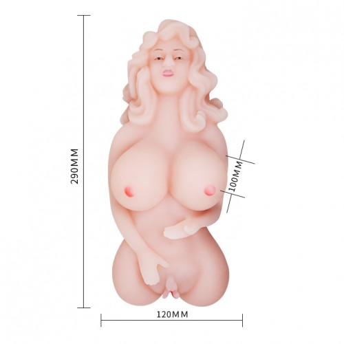 Мастурбатор девушка с вагиной и анусом с вибрацией Baile