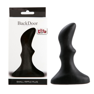 Анальный стимулятор Small ripple plug Black