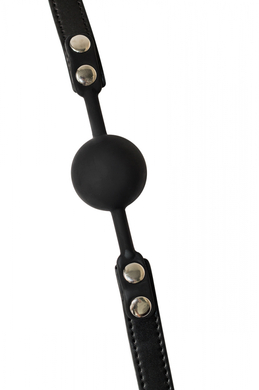 Черный кляп с силиконовым шариком Party Hard Dolce Vita