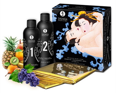 Набор для восточного массажа с ароматом экзотических фруктов Shunga Oriental Exotic Fruit