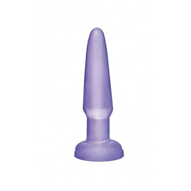 Анальная пробка Basix Rubber Works Beginners Butt Plug Purple