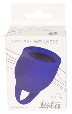 Менструальная чаша синяя Natural Wellness Tulip (20 мл)