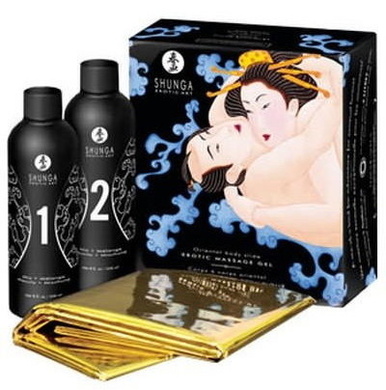 Набор для восточного массажа с ароматом экзотических фруктов Shunga Oriental Exotic Fruit