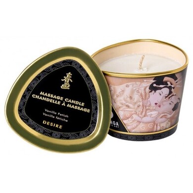 Массажная аромасвеча c ароматом ванили Shunga Desire (170 мл)