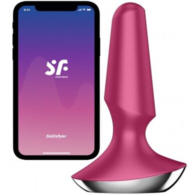 Анальный смарт-вибратор розовый Satisfyer Plug-ilicious 2
