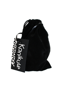 Серебряная анальная пробка с прозрачным кристаллом (Large)