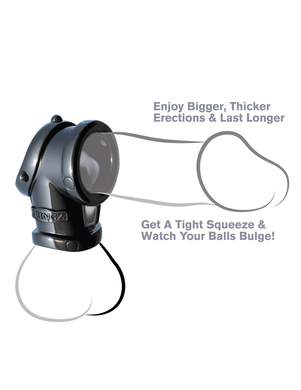 Кольцо на пенис и утяжка на мошонку Cock Pipe With Ball-Stretcher