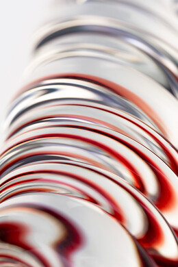 Анальная втулка стеклянная Sexus Glass прозрачная 15,5 см