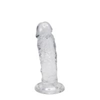 Фаллоимитатор на присоске прозрачный Majestic Jelly Dildo