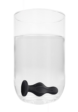 Анальная пробка на присоске чёрная Magic Butt Plug