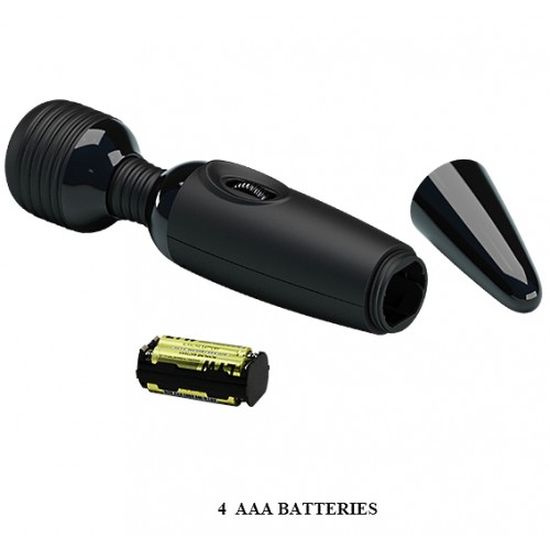 Вибромассажер с мощной вибрацией Pretty Love Power Wand черный