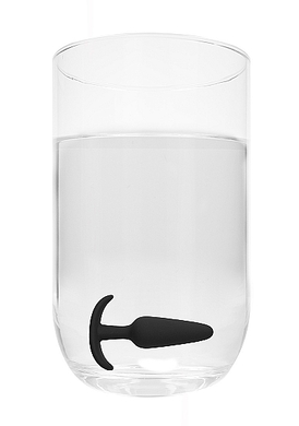 Анальная пробка для ношения черная Slim Butt Plug