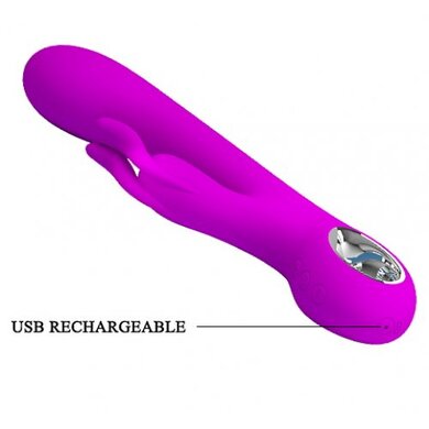 Перезаряжаемый вибратор-кролик Pretty Love Hot Rabbit 