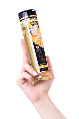 Натуральное возбуждающее масло для массажа Shunga Serenity с цветочным ароматом (240 мл)