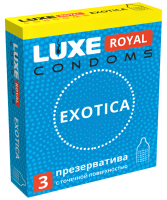 Точечные презервативы LUXE ROYAL Exotica 3 шт