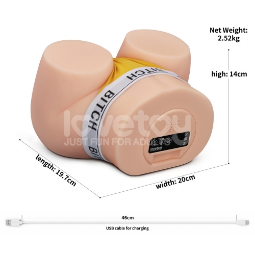 Реалистичный мастурбатор с вибрацией и эффектом вакума Streetgirl's