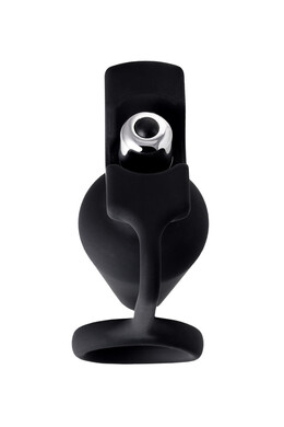 Анальная вибропробка с эрекционным кольцом Erotist Discoverer