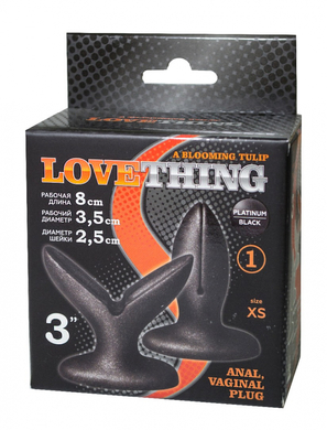 Анально-вагинальный плаг "A blooming tulip" XS