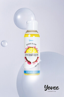 Съедобное массажное масло Yovee со вкусом ананаса и кокоса (100 мл)