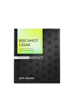 Массажная аромасвеча с феромонами с ароматом кедра и бергамота Natural Instinct Bergamot Cedar (180 мл)