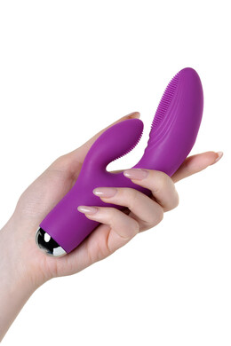 Вибратор-кролик с ротацией и ресничками JOS Anita