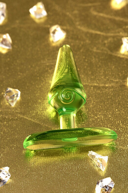 Анальная пробка зеленая