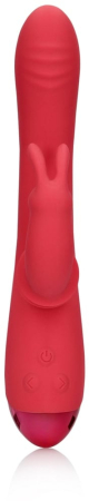 Перезаряжаемый вибратор-кролик для точки G красный Swinging Rabbit G-Spot