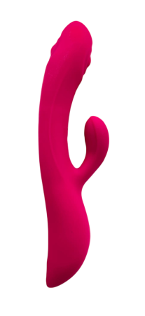 Вибратор-кролик с пульсацией Aphrodisia Duo-pulse 22 см