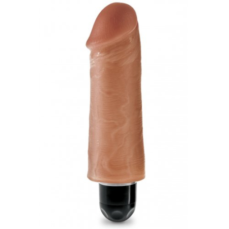 Реалистичный вибратор мулат King Cock Vibrating Stiffy 13 см