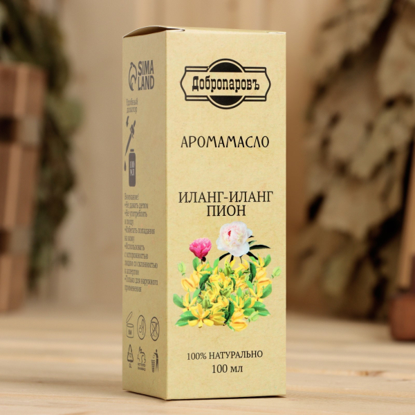 Эфирное масло "Иланг-Иланг и пион" Добропаровъ (100 мл)