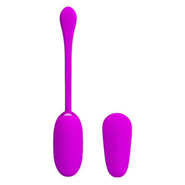 Виброяйцо с электростимуляцией и пультом Pretty Love Shock Fun