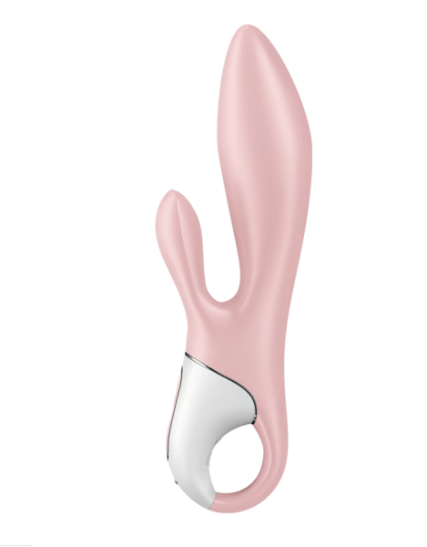 Надувной вибратор-кролик розовый Air Pump Bunny 3 Satisfyer 