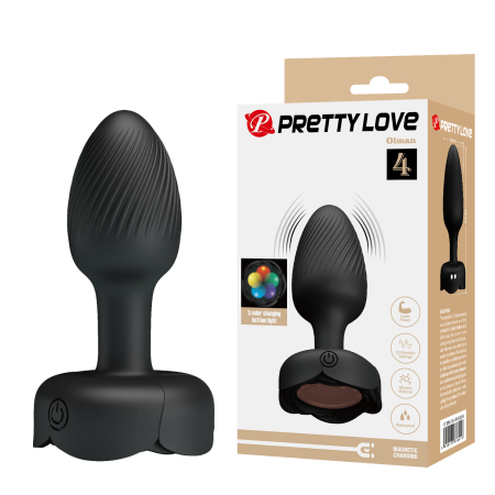 Анальная пробка с вибрацией Pretty Love Olman