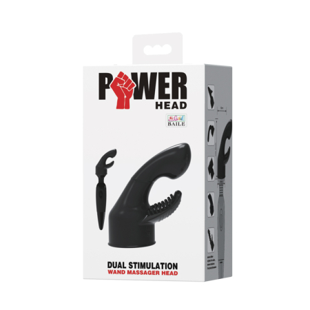 Насадка двойной стимуляции для ванд-массажёра Baile Power Head 