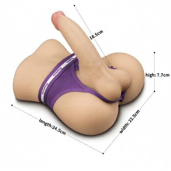 Реалистичный мастурбатор с анусом и фаллоимитатором Streetgirl's №15 